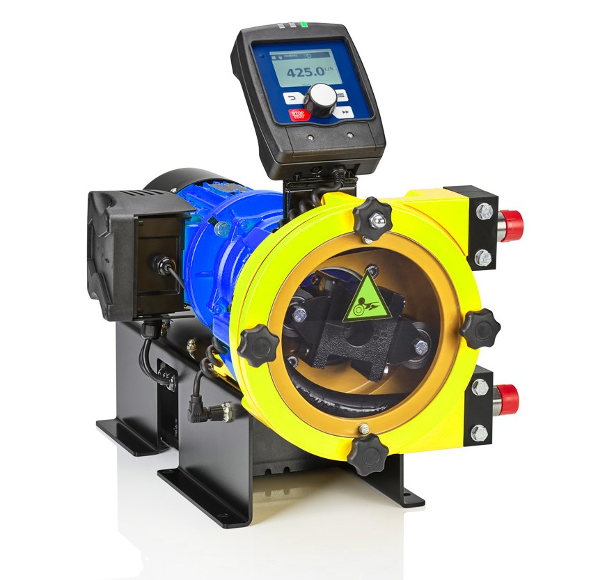 The unit uses peristaltic pump technology and so guarantees precise, linear and repeatable metering in all process conditions.
