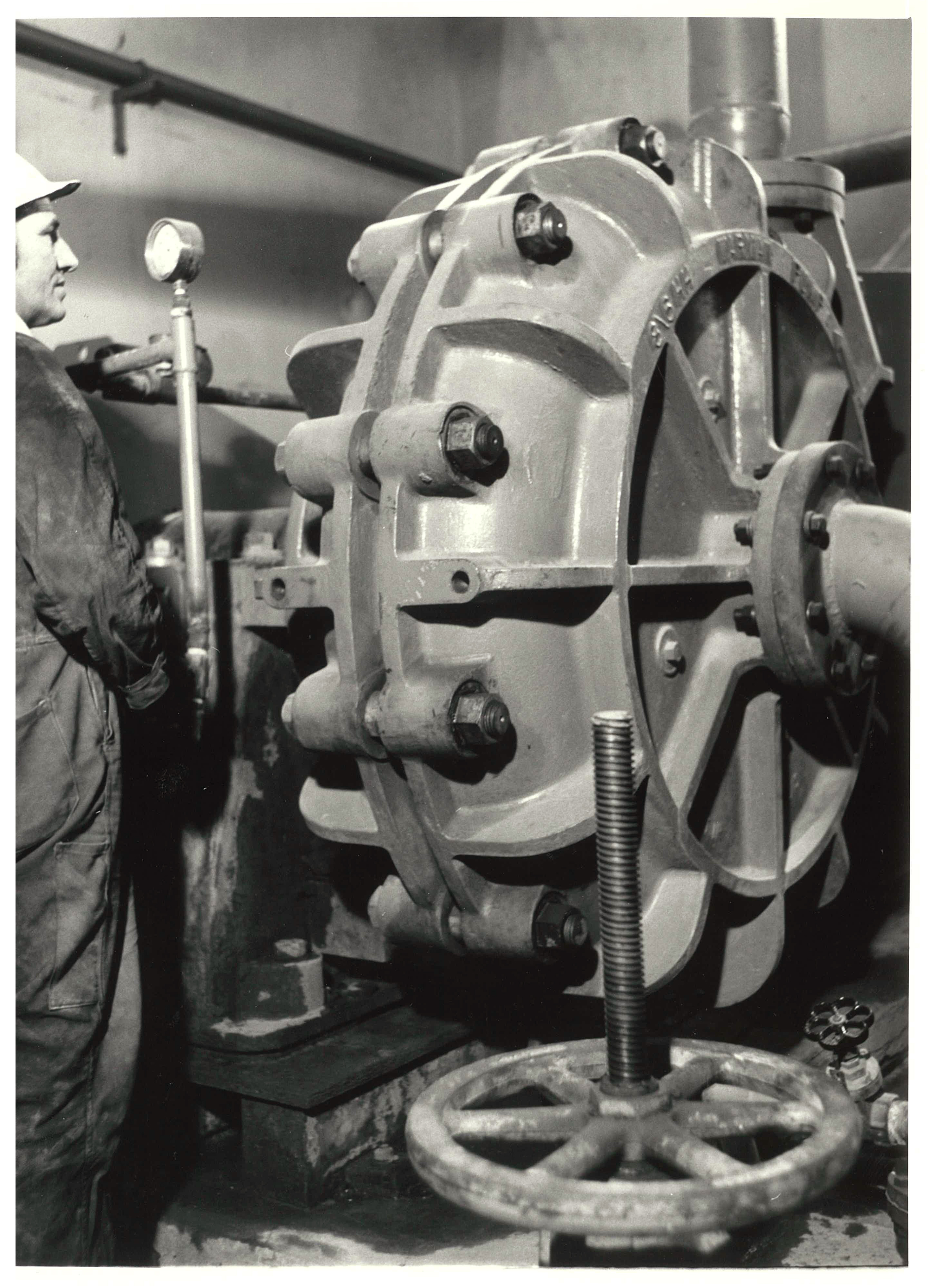 A Warman pump in the 1950s.