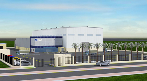 Ebara Pumps Saudi Arabia LLC’s planned new facility in Dammam, Saudi Arabia.