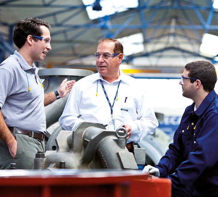 Sulzer engineers work with customers to develop the most effective solution with a short lead time.
