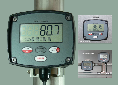 The new flow rate totaliser from Trimec.