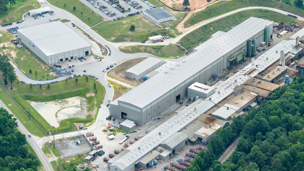 The expanded GIW manufacturing complex in Grovetown. 