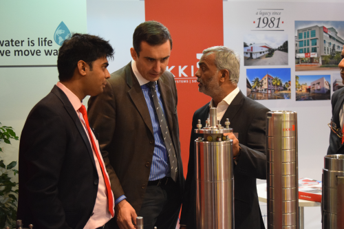 Part of the EKKI pump range at the Mostra Convegno Expocomfort in Milan, Italy in March.