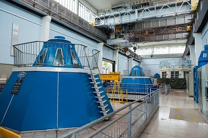 Ffestiniog Power Station's powerhouse.