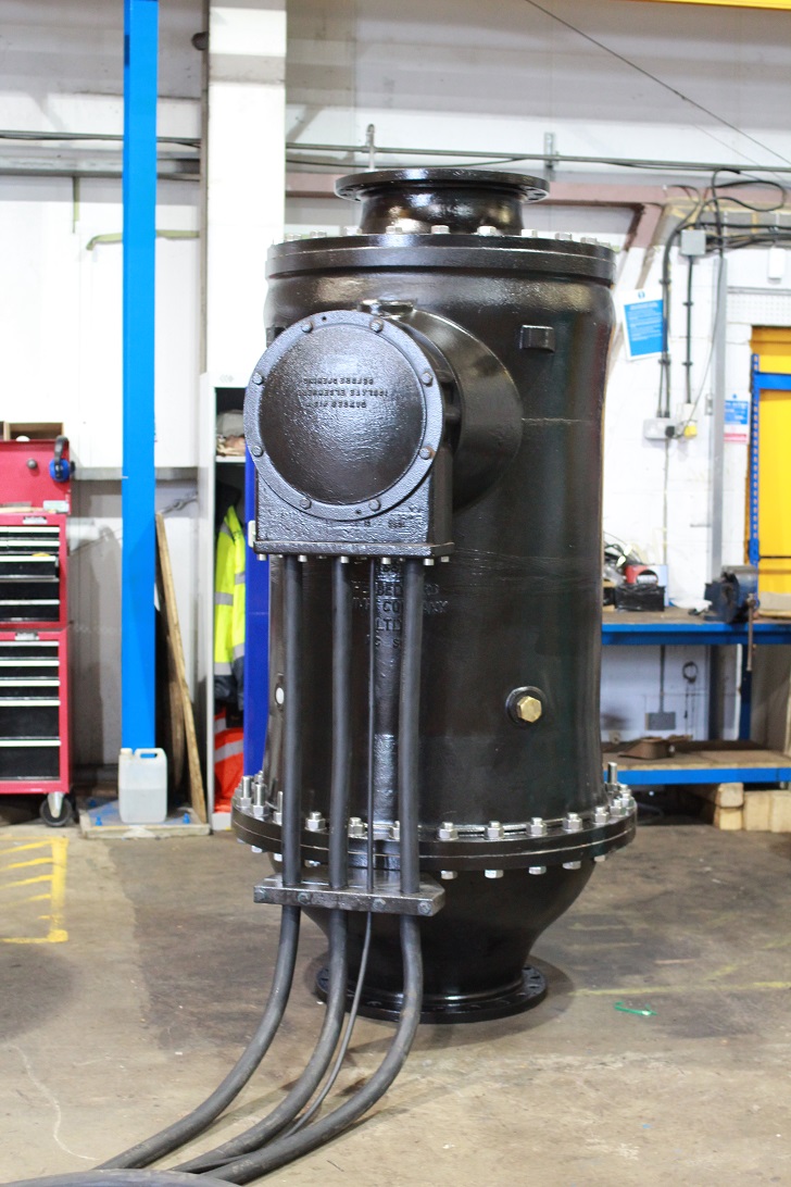 One of Bedford Pumps' bespoke centrifugal pumps at the Kempston works.