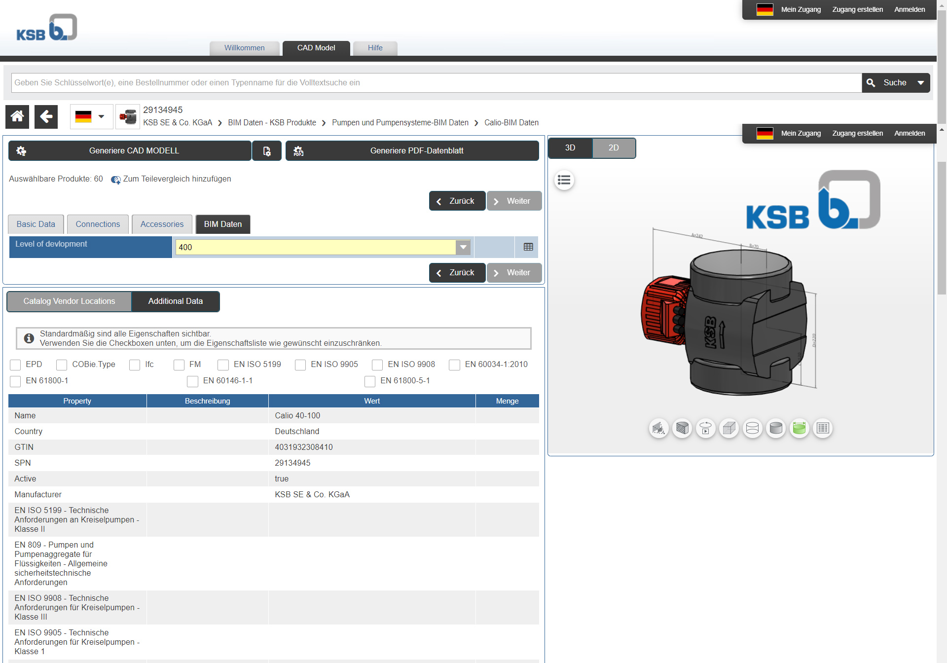 KSB has signed a strategic agreement with the Norwegian company Cobuilder AS to connect its pump configurator to the BIM data portal. (Image: KSB)