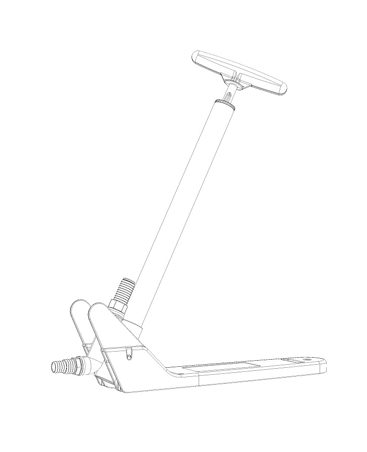 The Flexipump line assembly. The final product weighs 2.5 kg compared to an original weight of 4.5 kg.