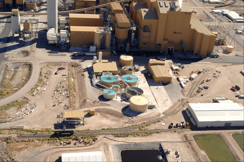 The Springerville Generating Station owned by Salt River Project, located in Springerville, Ariz. One of Arizona's largest power entities, the coal-fired plant's capacity as of December 2009 is 1560 MW