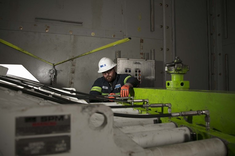 After the pump has been properly guarded from corrosion, an operator labels the unit as completed with the service date and the preservation material used.