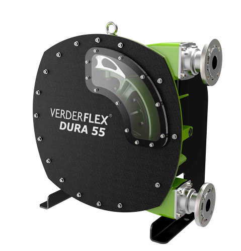 Verderflex Dura 55 is designed to deliver more than 20% more flow than the Verderflex Dura 45.