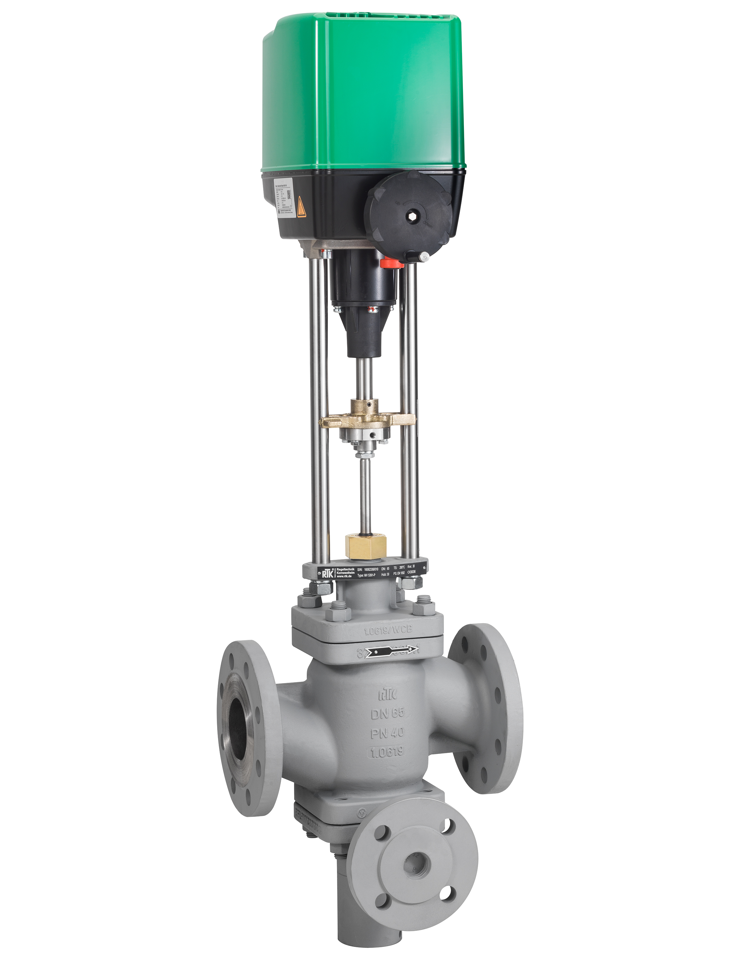 The RTK discharge and pump protection control valve provides the additional flow that is required in a closed loop.