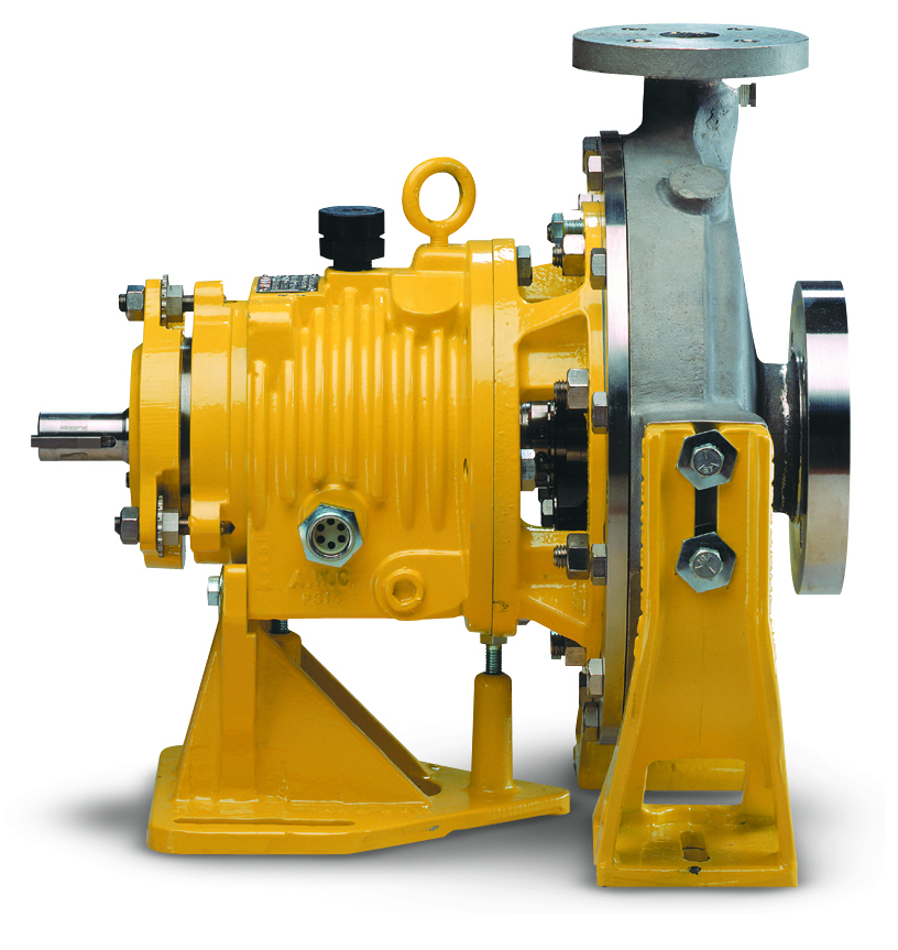 Blackmer's System One high temperature series pumps can exceed the 400°F (204°C) standard temperature limit of conventional centrifugal pumps.