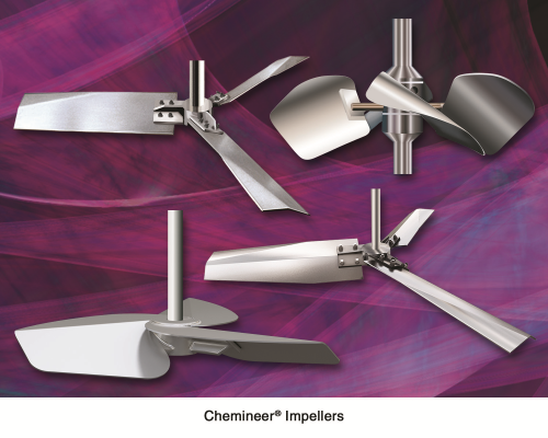 Chemineer's impeller range.