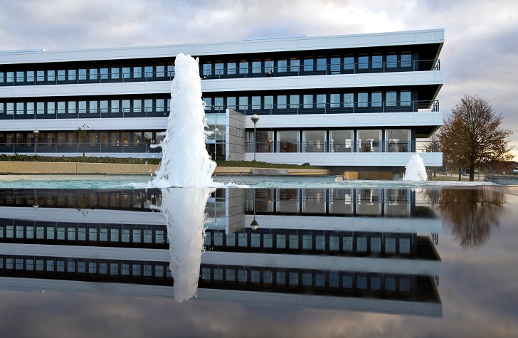 4 and 5. Grundfos headquarters in Bjerringbro, Denmark.