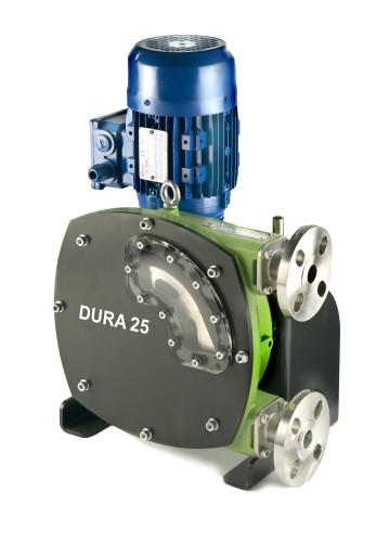 The Verderflex Dura 25 designed for low shear and viscosity liquid handling.