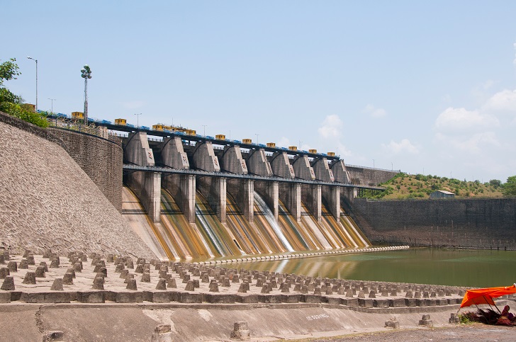 The Srisailam Dam, Andhra Pradesh. (Image courtesy of shutterstock.com)