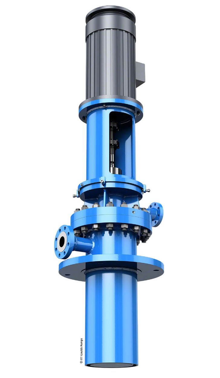 The ITT Goulds Pumps VICR is designed for light hydrocarbon fluids and for low-flow, high-head applications.