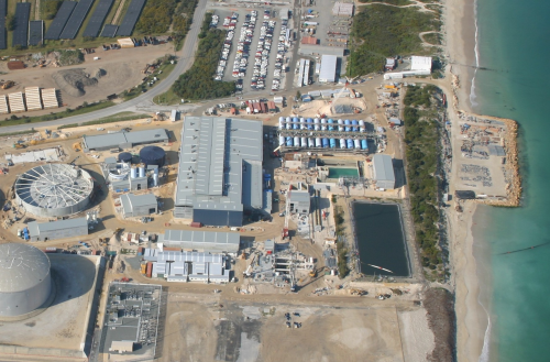 Figure 1. The Perth plant during construction in October 2006.