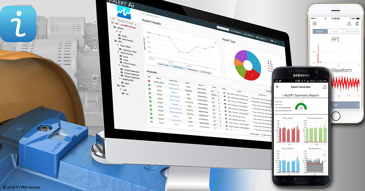 ITT's i-ALERT monitoring system will be on display at TPS 2018.