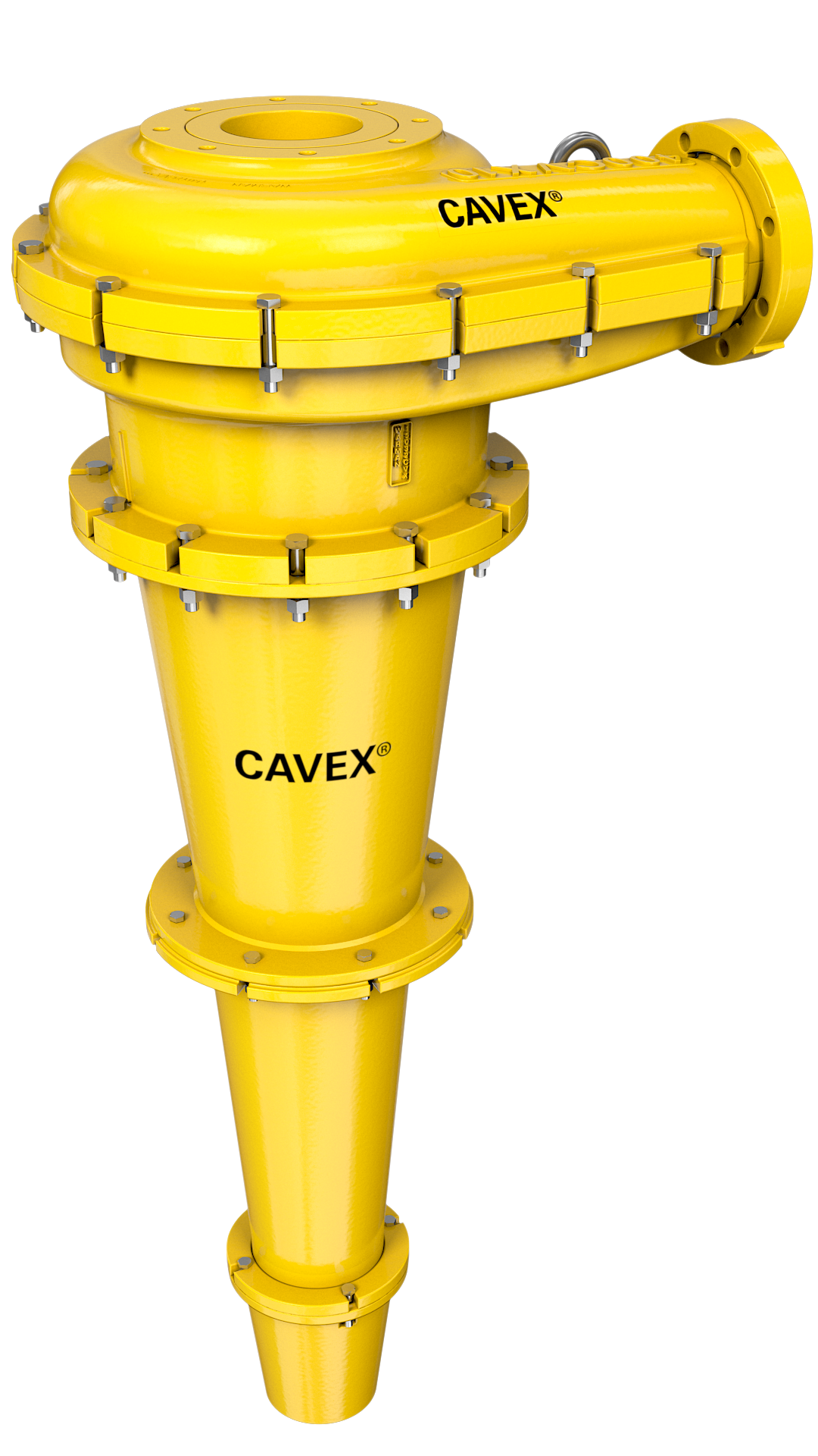 A Cavex 400CVX10 hydrocyclone which contributed to a significant reduction in grinding circuit recirculation and substantial cost savings.