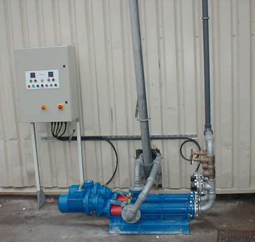 Mono's progressing cavity pumps installed at the Grampian  Food  plant.