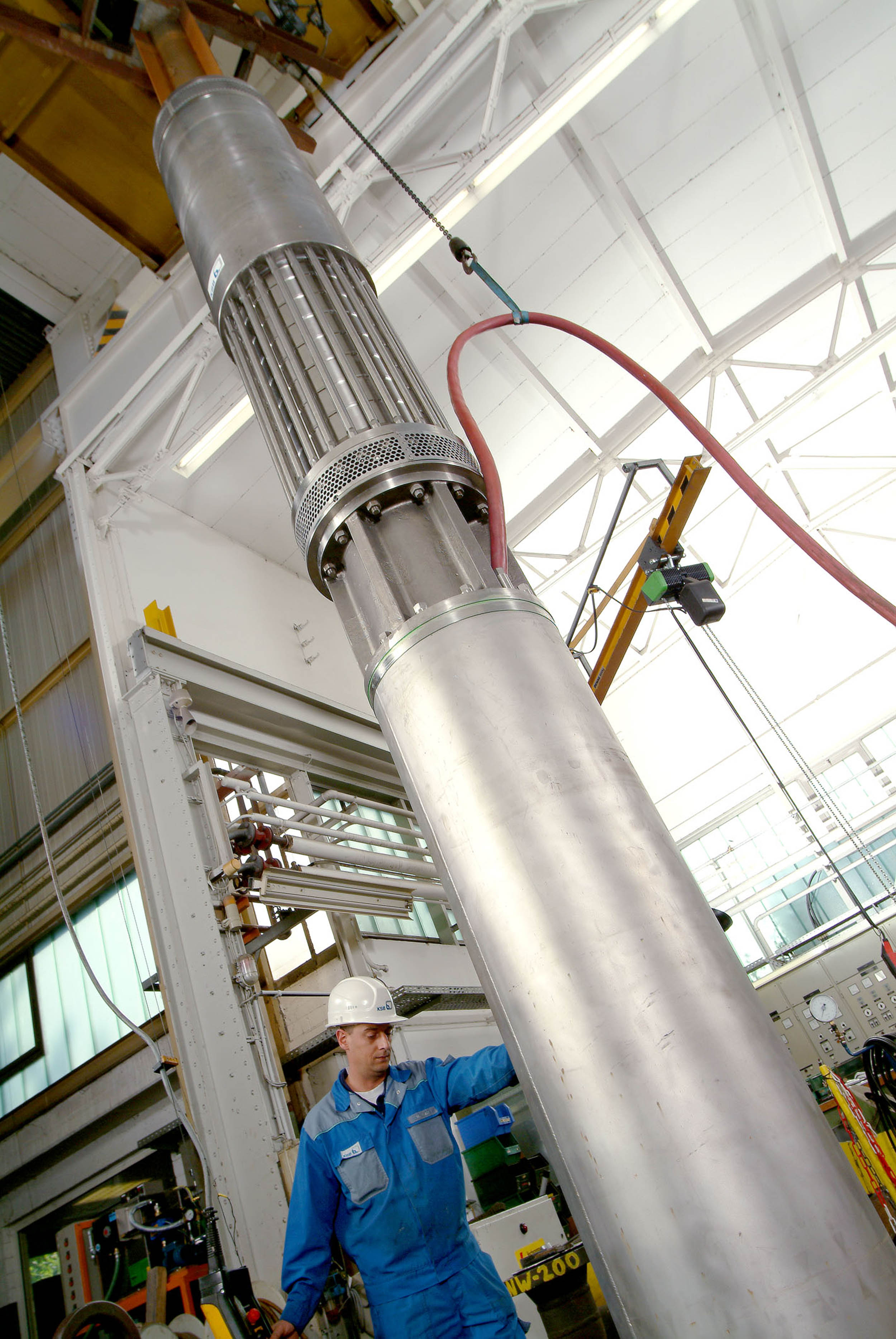 Pumps from the UPZ type series will now also have a diameter of 50 in (1250 mm), handling 5000 m3 per hour. (© KSB SE & Co. KGaA, Frankenthal)