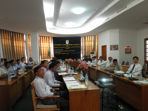 An Ebara seminar in Yangon, Myanmar.