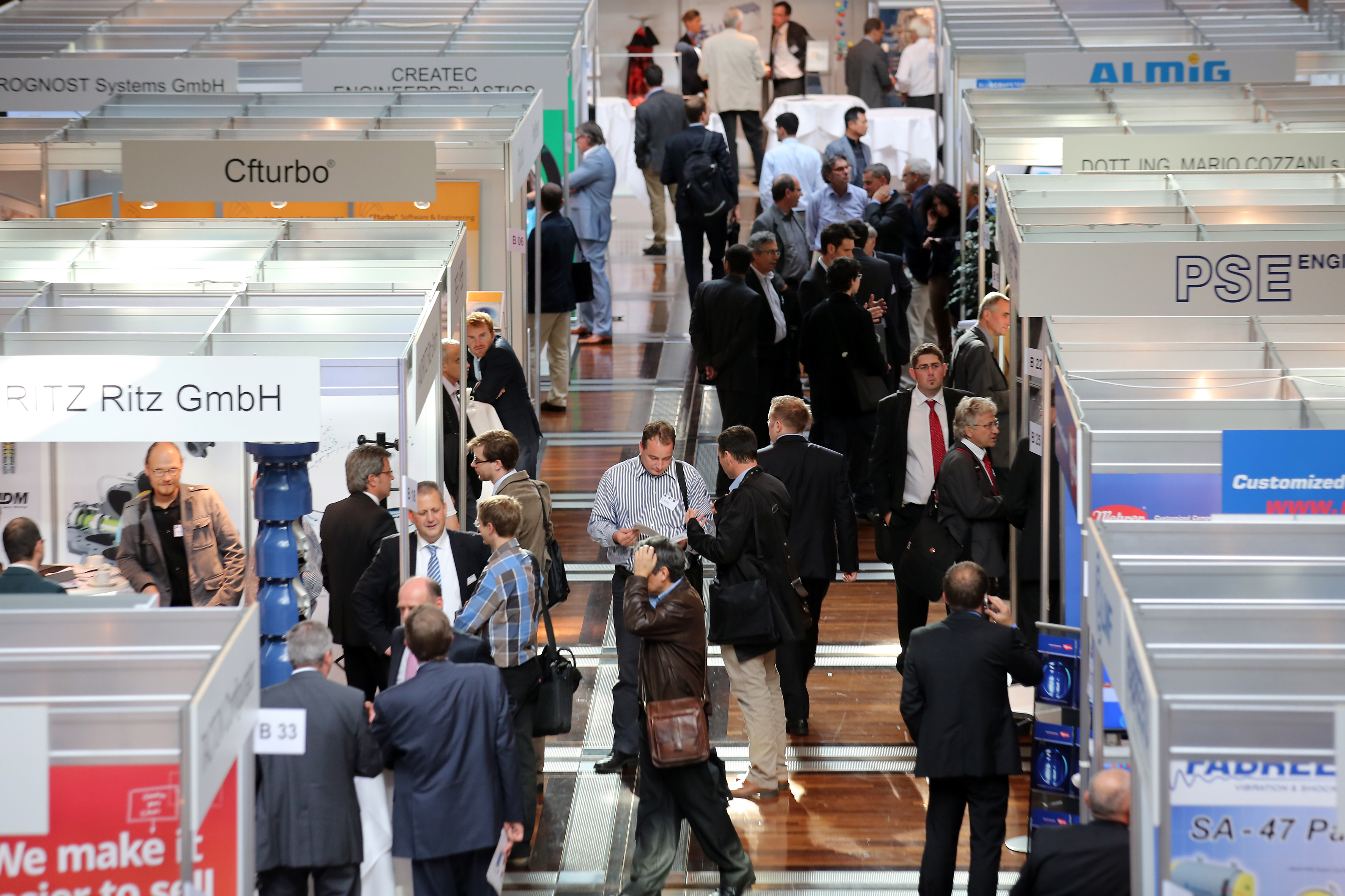 Visitors to the last VDMA International Rotating Equipment Conference in 2016.