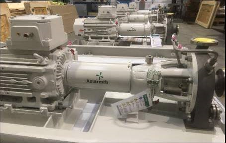 Amarinth titanium pumps destined for ADMA-OPCO, Abu Dhabi.
