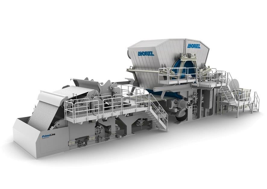 An Andritz PrimeLineCOMPACT tissue machine. © Andritz.