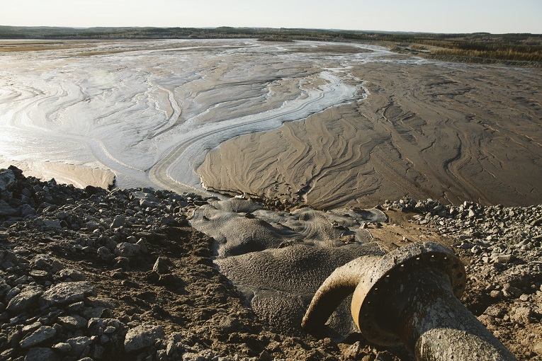 An example of thickened tailings.