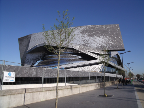 The impressive but controversial Philharmonie de Paris.