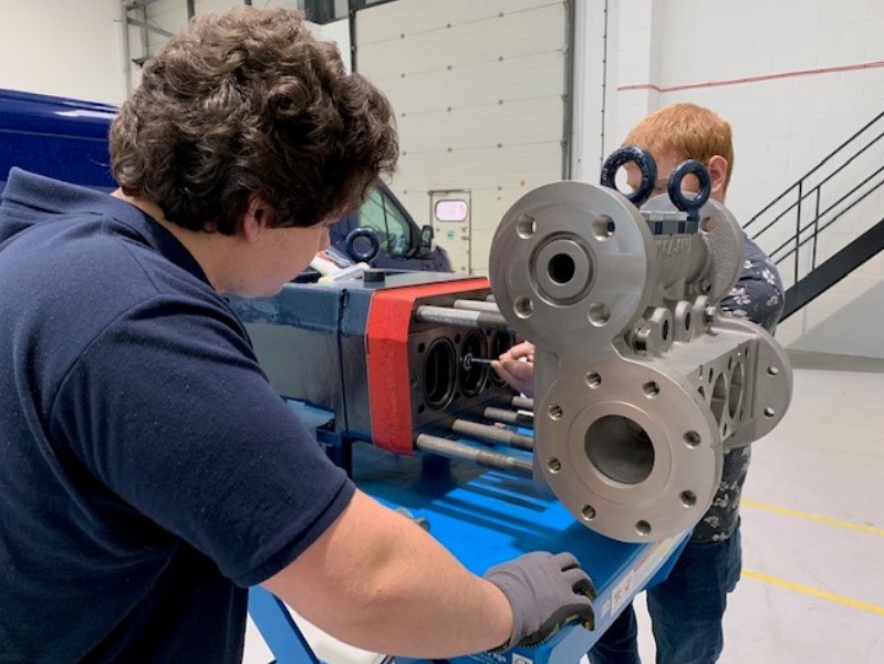 The new Technical Centre of Excellence offers service and maintenance training.