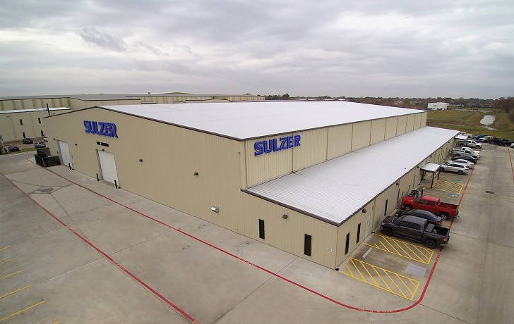 Sulzer's new service centre in Pasadena.