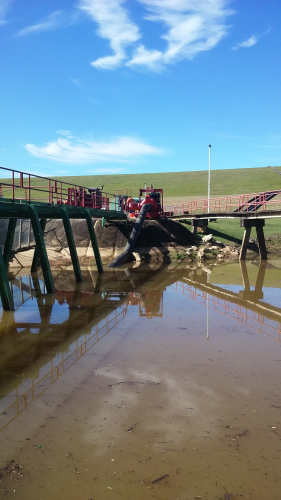 Global Pump provided preventive flood relief at Clemson University.