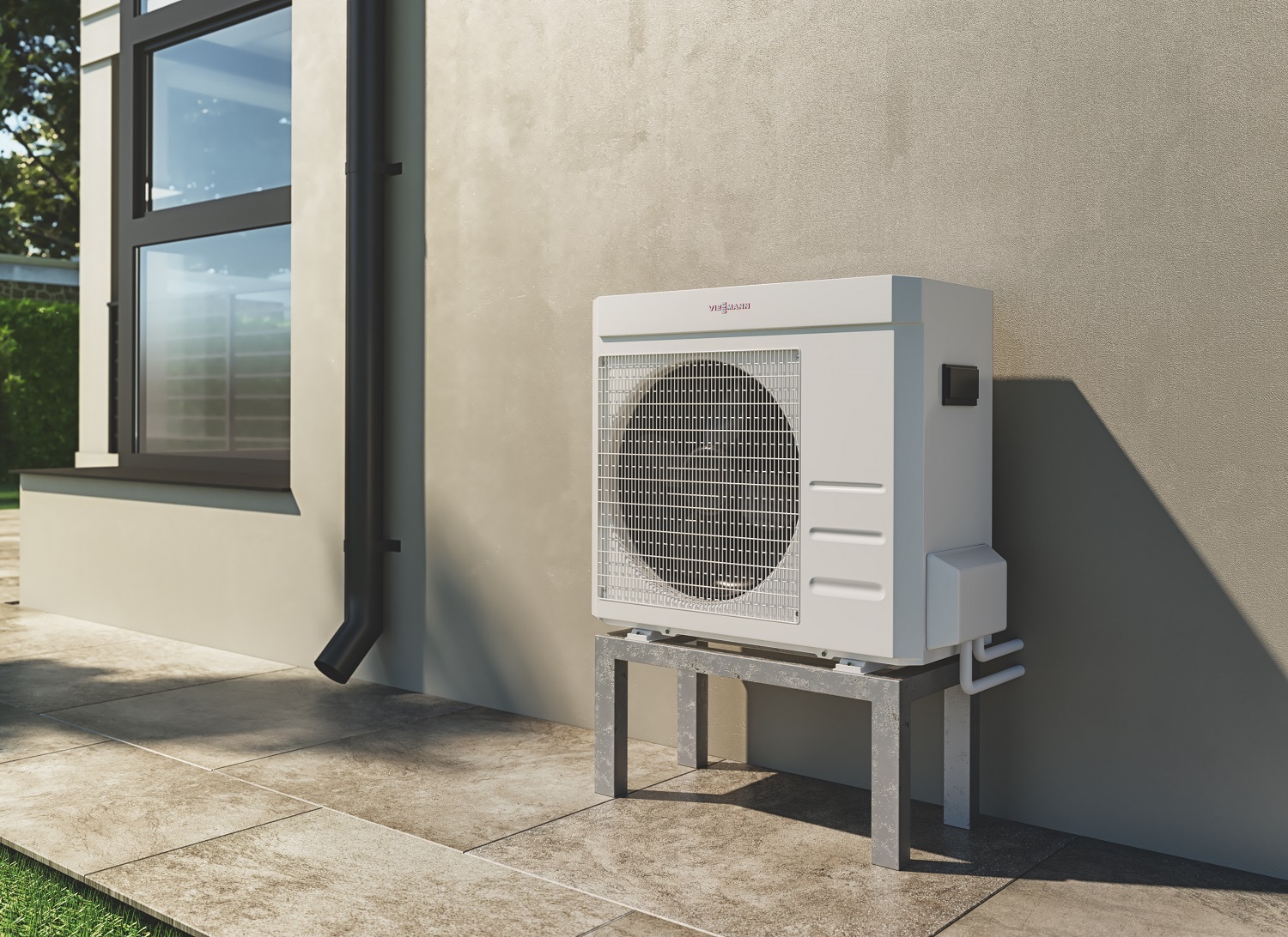 Viessmann has entered the monobloc air source heat pump market with the introduction of the new Vitocal 100-A air source heat pump