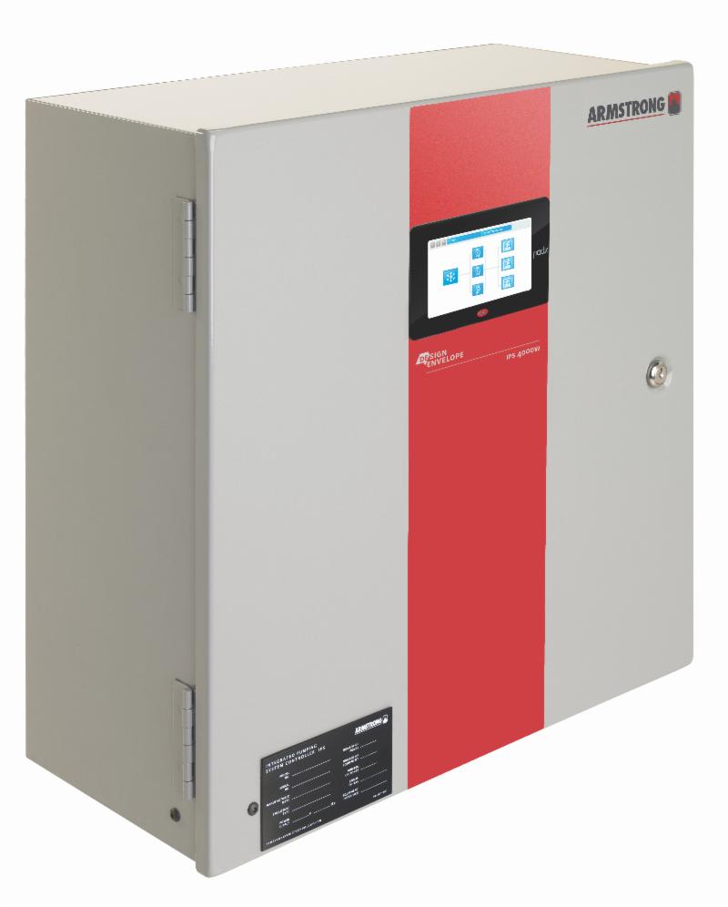 Armstrong's IPS 4000 is designed for commercial HVAC pumping stations of up to eight pumps and 16 zones.