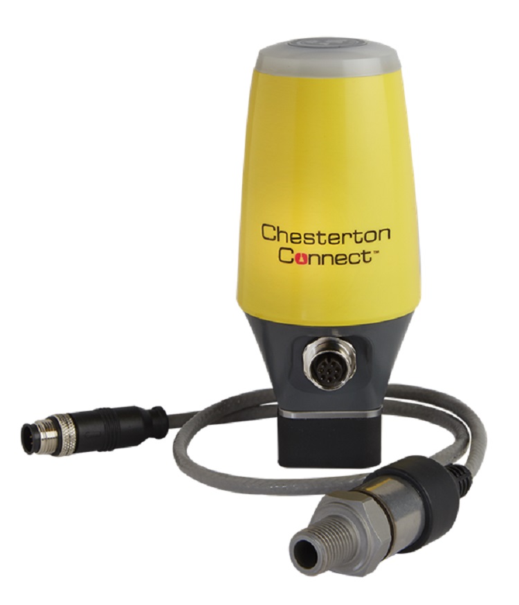 Chesterton Connect is a 24/7 equipment monitoring sensor that can be used with any rotating equipment such as pumps, mixers, gear boxes, motors, and fans.