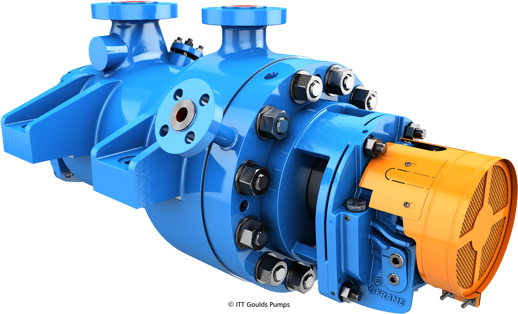 The Goulds Pumps' 7200SB is a high-temperature, high-pressure pump designed for harsh environments.