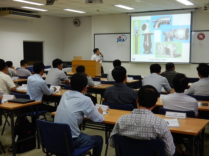 The recent Ebara seminar in Vietnam.