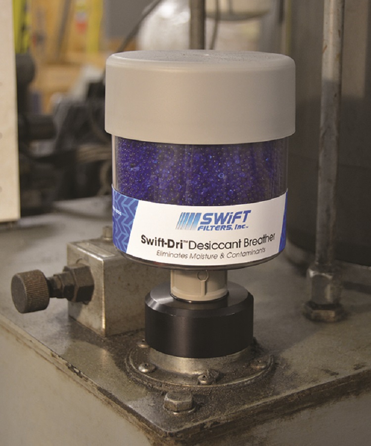 The new Swift-Dri breathers protect equipment from moisture and particulate.