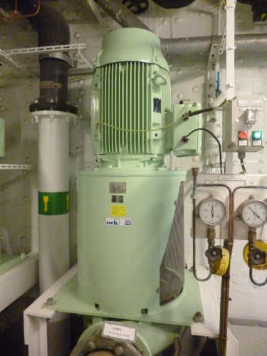 A KSB ILNA-200/330R cooling water pump with a 30 kW drive rating
© Hapag-Lloyd Cruises