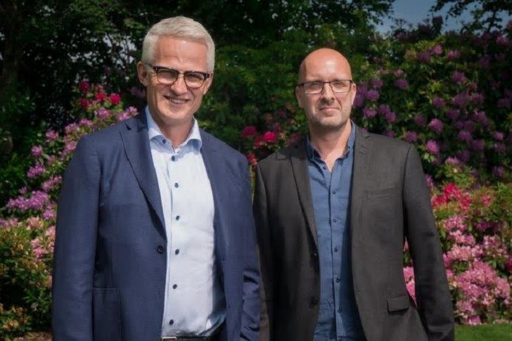 Grundfos CEO Mads Nipper (left) and Médecins Sans Frontières' Jesper Brix (right).