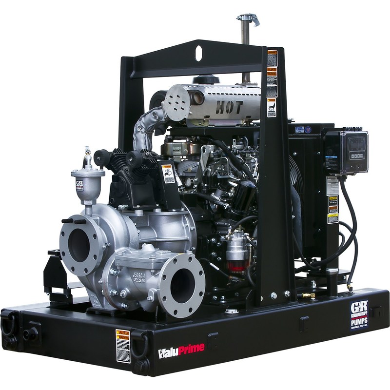 The 6 in Gorman-Rupp ValuPrime pump is designed for dewatering applications.