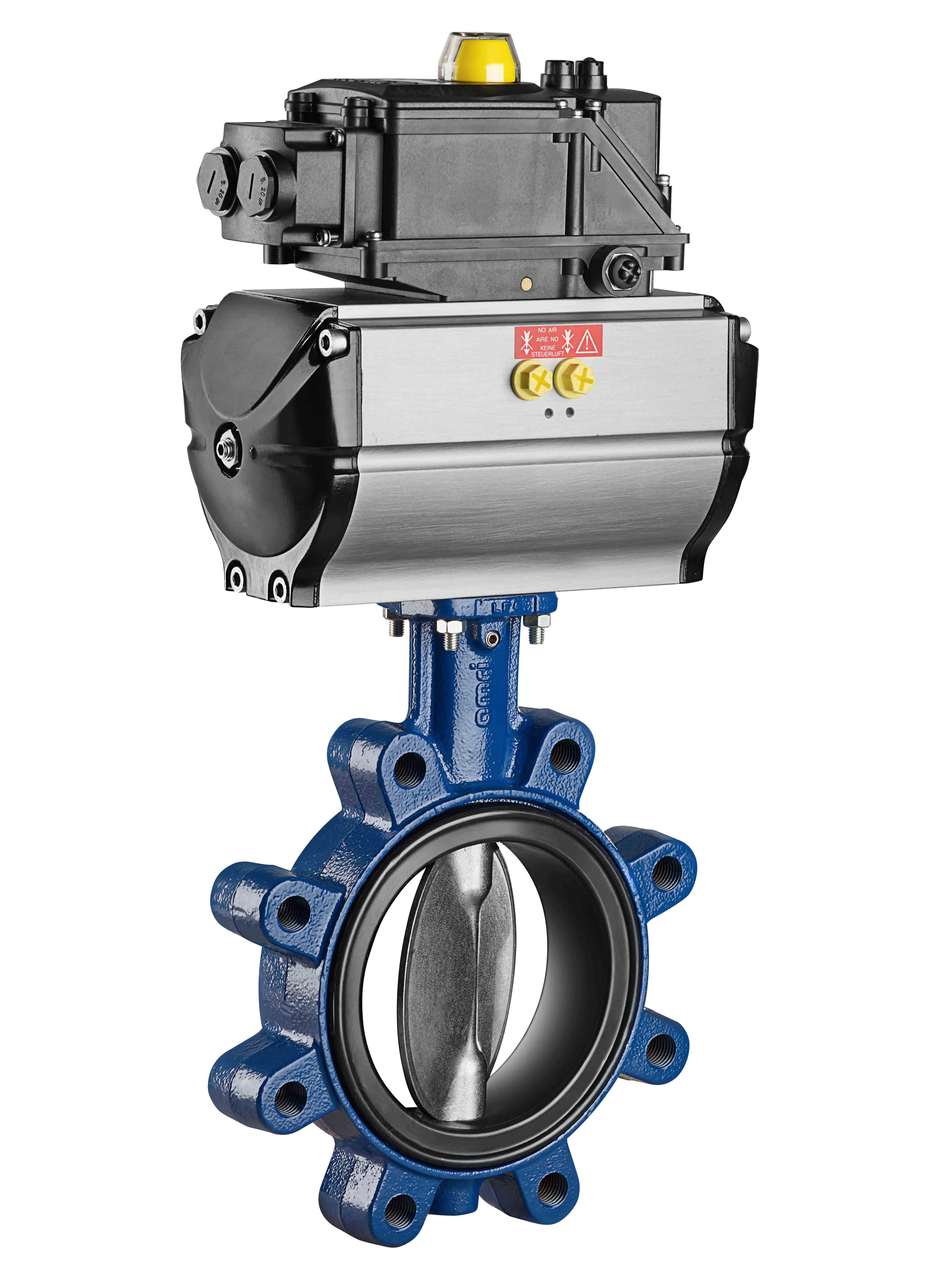 The ISORIA butterfly valves are now available with an oil-resistant liner for food applications. (Image: KSB)