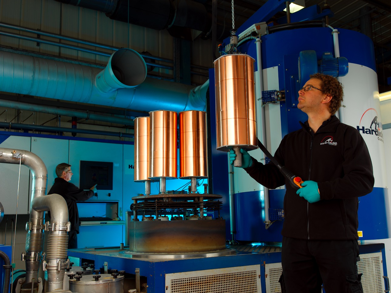 Loading the Hardide coating reactor at the company’s UK coating facility in Bicester, Oxfordshire.