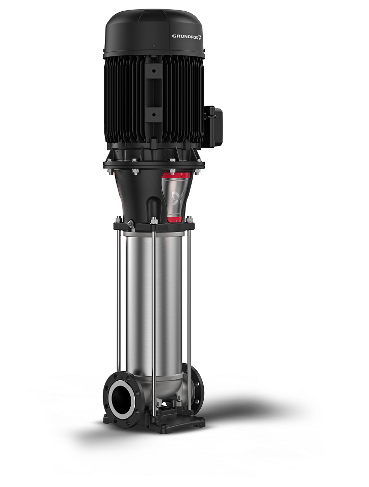 The new generation of Grundfos CR vertical multi-stage centrifugal in-line pumps.