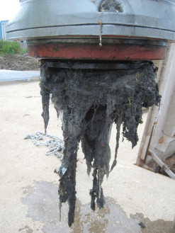 Figure 4. Blockages occur in the pumping of any non-constant flows, such as sewage, because of the gradual build-up of debris on pump impellers. Blockages can lead to costly call-outs and disruption to the flow.