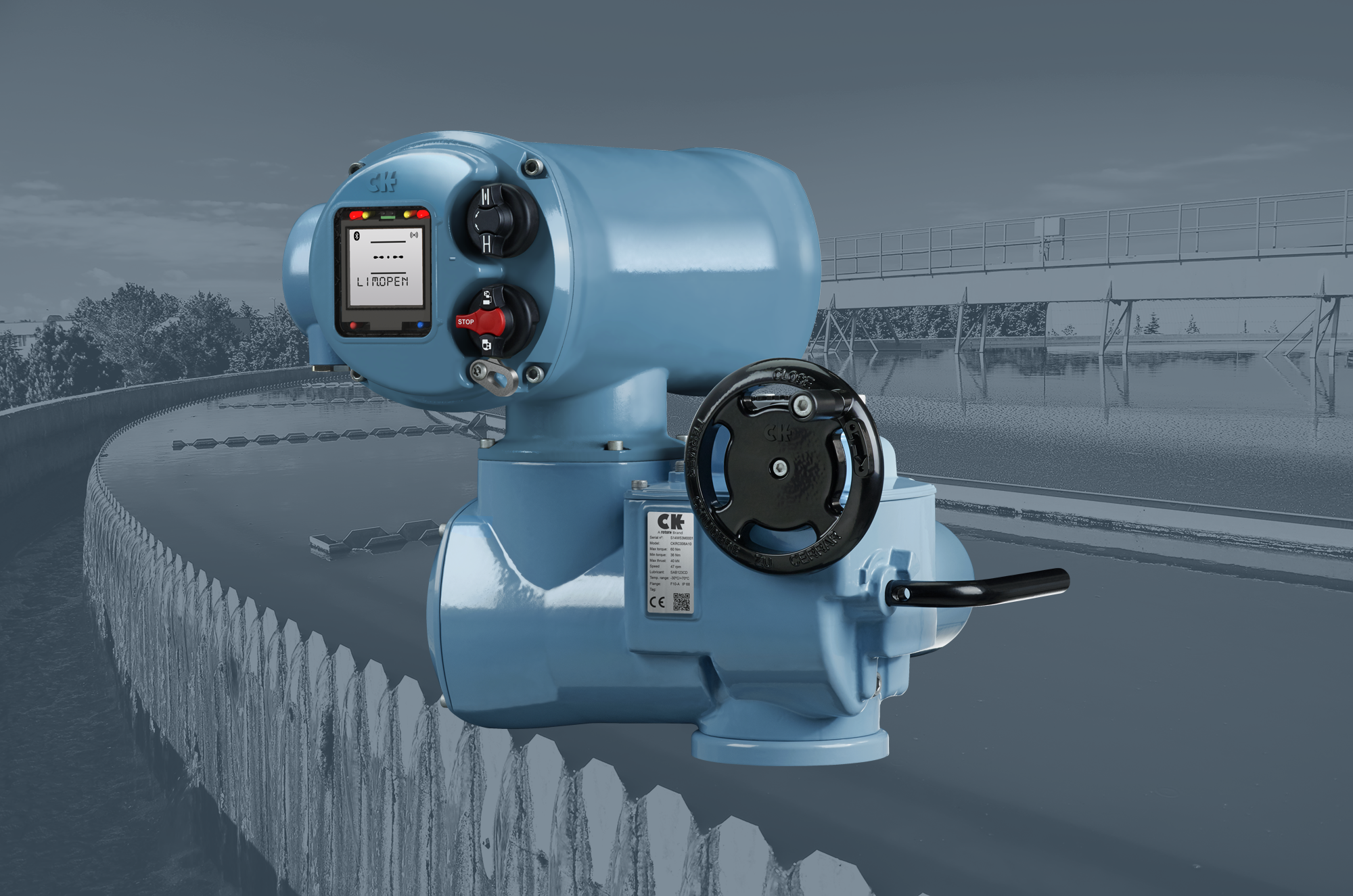 Over 700 of Rotork’s CK modular electric actuators have been installed at the Shantou wastewater treatment plant in Guangdong, southern China.