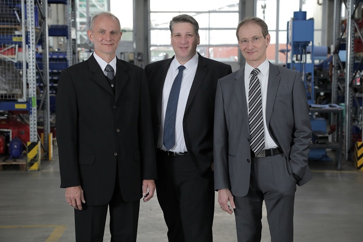The Vogelsang management board (left to right): Hugo Vogelsang, David Guidez, Harald Vogelsang. Image source: Vogelsang GmbH & Co KG.